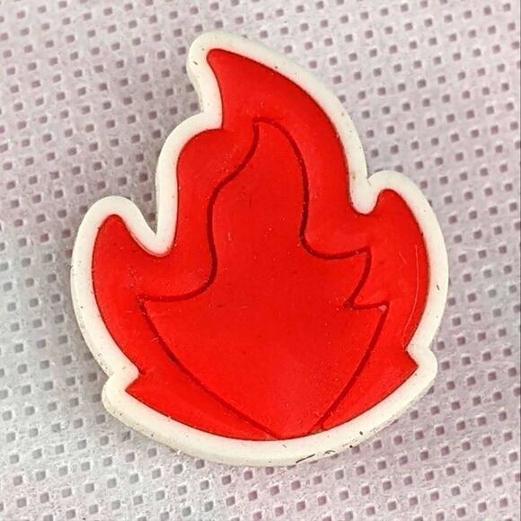 Crocs Fire Jibbitz Charm - Picture 1 of 3